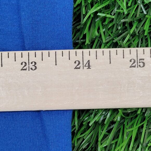 Vintage 80s Hanes Shirt XL 24x28 Blue Eagle Football USA - Picture 4 of 12